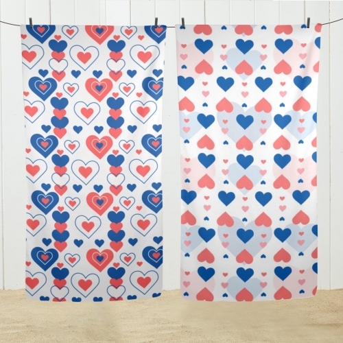 Beach Towel 29"x58"(NEW)(2-Pack)(Customizable Separately)(Made in AUS)