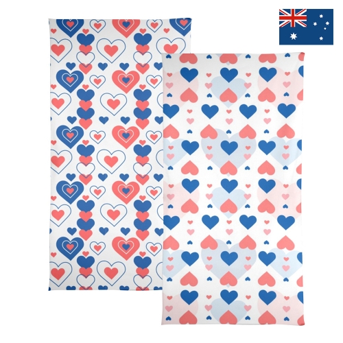 Beach Towel 29"x58"(NEW)(2-Pack)(Customizable Separately) | Ships from Australia