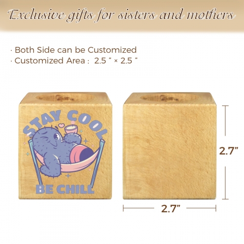 Mini Flowerpot with Custom Crystal Sticker | Ships from USA