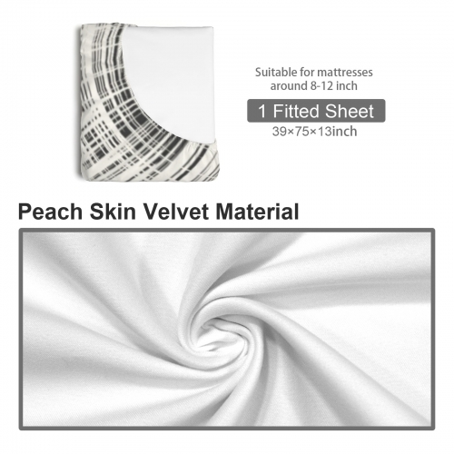 Custom Fitted Sheet 39 x 75 x 13 inch | Ships from USA