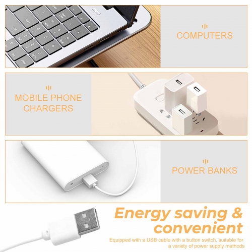 Acrylic Night Light 15.5 x 10.3cm (Colorful Slanted Base)