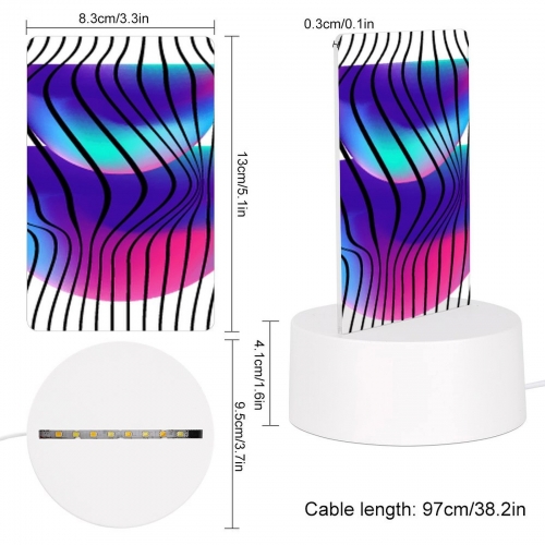 Acrylic Night Light(Plastic base)