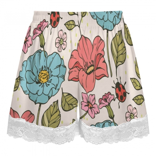 Women’s Lace Trim Pajama Shorts