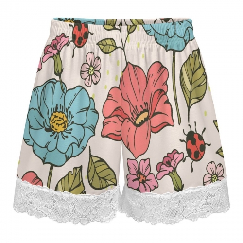 Women’s Lace Trim Pajama Shorts