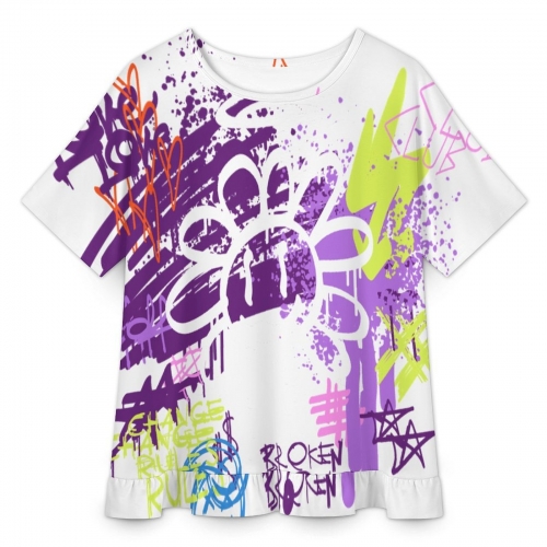 Women’s Ruffle Hem T‑Shirt