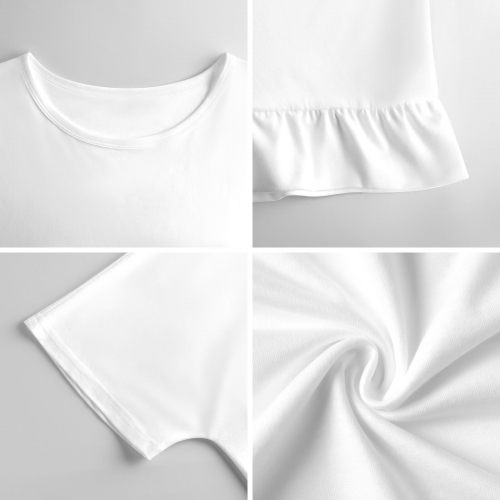 Women’s Ruffle Hem T‑Shirt