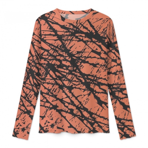 Long Sleeve Mesh Top