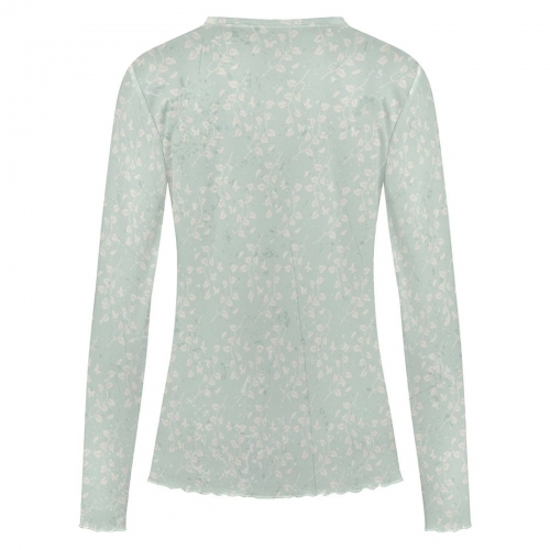 Long Sleeve Mesh Top