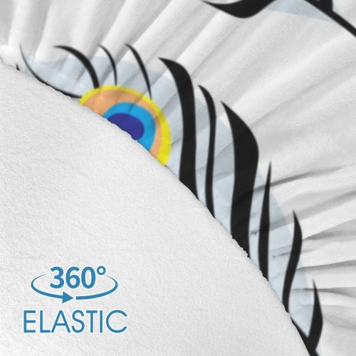 Custom Flannel Fitted Sheet 39 x 75 x 15 inch | Ships from USA