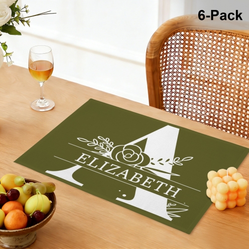Custom Placemat 18x12inch (6-Pack) | Ships from USA