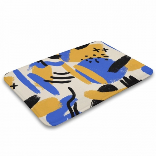 Coral Velvet Bath Rug 15.7"×23.6"