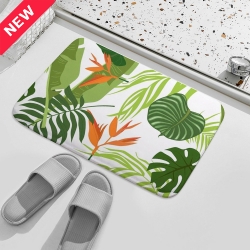 Coral Velvet Bath Rug 19.7"×31.5"