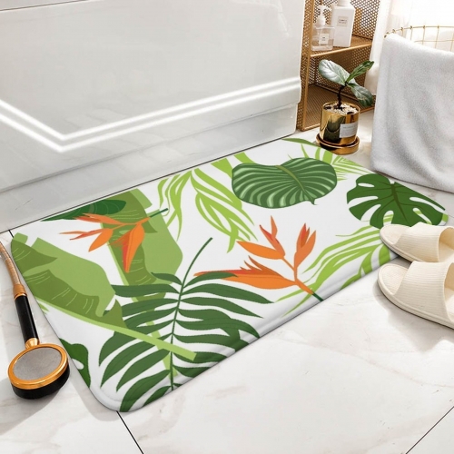 Coral Velvet Bath Rug 19.7"×31.5"