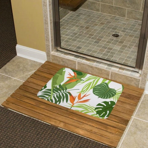 Coral Velvet Bath Rug 19.7"×31.5"