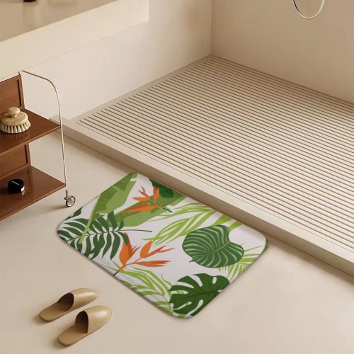 Coral Velvet Bath Rug 19.7"×31.5"