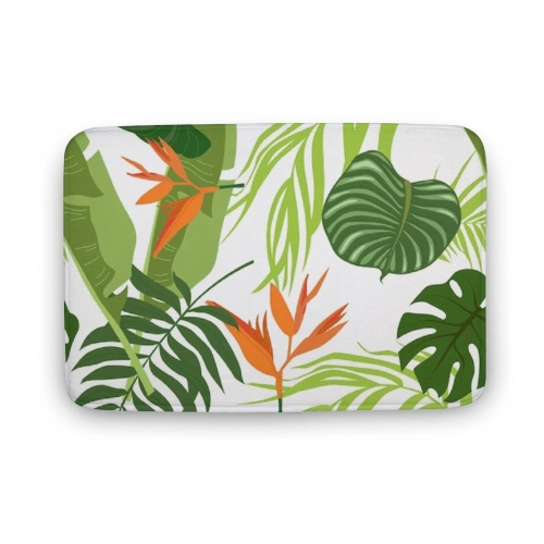 Coral Velvet Bath Rug 19.7"×31.5"