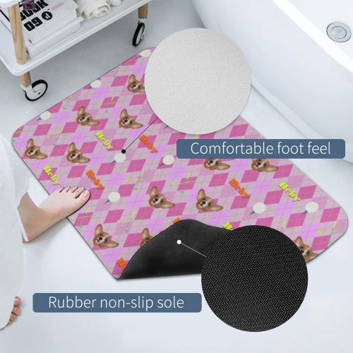 Diatom Ooze Bath Mat 19.7"×31.5"