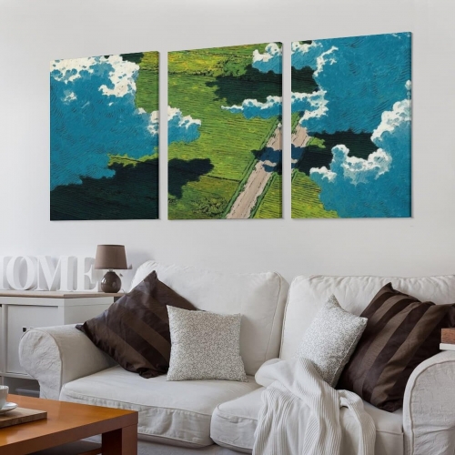 Triptych Decorative Frame 16" × 24"