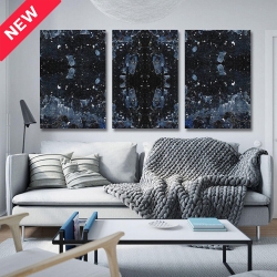 Triptych Decorative Unframe 12" × 18"