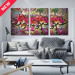 Triptych Decorative Unframe 16" × 24"