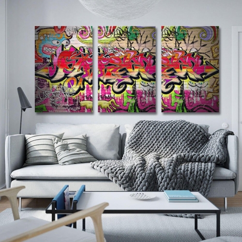 Triptych Decorative Unframe 16" × 24"