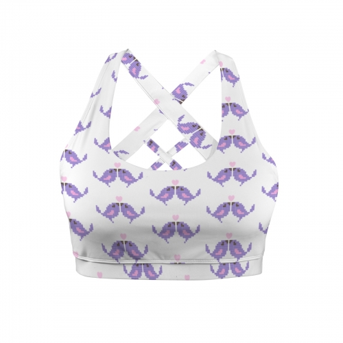 Cross Back Sports Bra