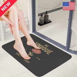 Diatomaceous Earth Bath Mat 40x60cm | Ships from USA