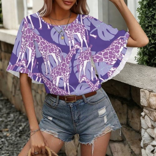 Women’s Ruffle Bell Sleeve Top