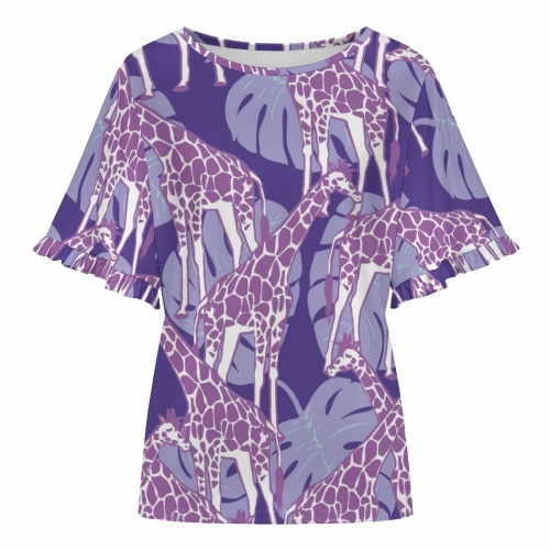 Women’s Ruffle Bell Sleeve Top