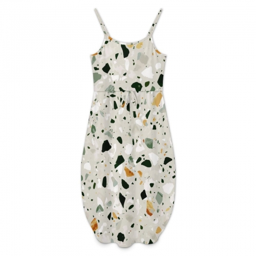 Women’s Casual Spaghetti Strap Midi Dress