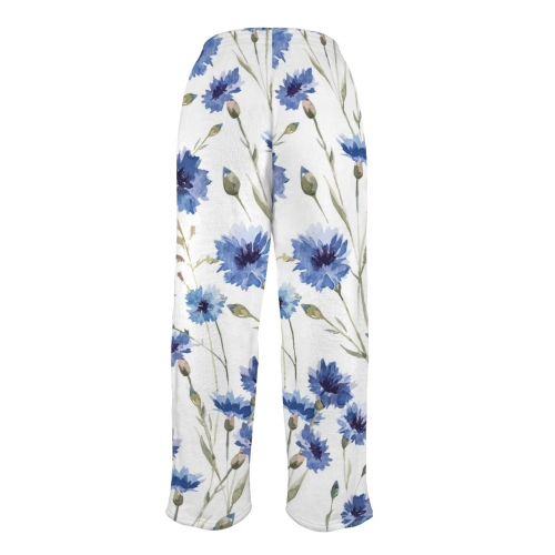 Custom Women's Flannel Pajama Trousers (Model L76)