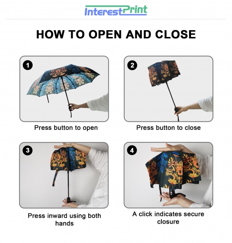 Anti-UV Auto-Foldable Umbrella (Model U09)