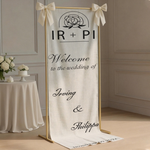 Cotton Linen Wall Tapestry 24"x 75" | Ships from USA