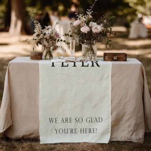 Cotton Linen Wall Tapestry 20"x 63" | Ships from USA