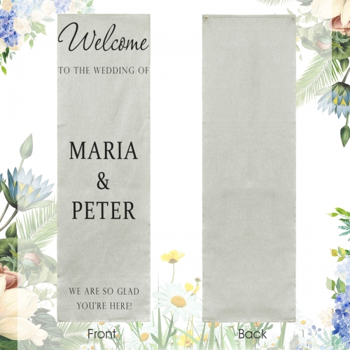 Cotton Linen Wall Tapestry 20"x 63" | Ships from USA