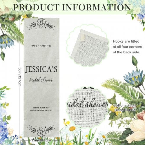 Cotton Linen Wall Tapestry 15"x 50" | Ships from USA