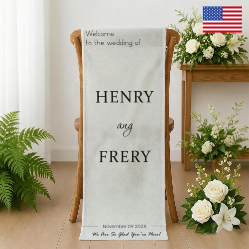 Cotton Linen Wall Tapestry 12"x 40" | Ships from USA