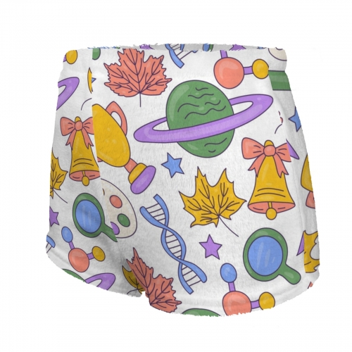 Custom Little Kids' Flannel Pajama Short(Model Sets 28)