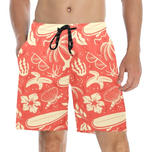 Custom Men's Mid-Length Beach Shorts (ModelL51)