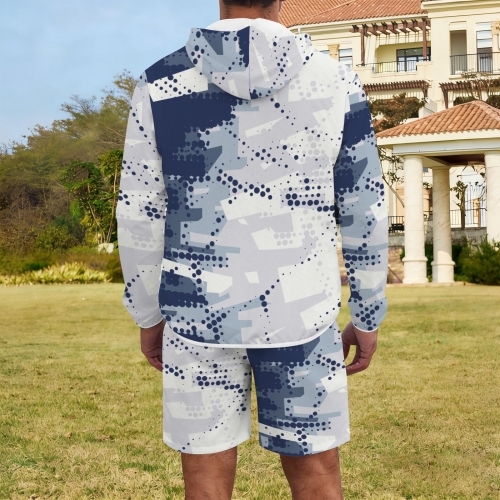 Men's Lightweight Sun Hoodie & Shorts (Model Sets 34)