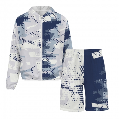 Men's Lightweight Sun Hoodie & Shorts (Model Sets 34)