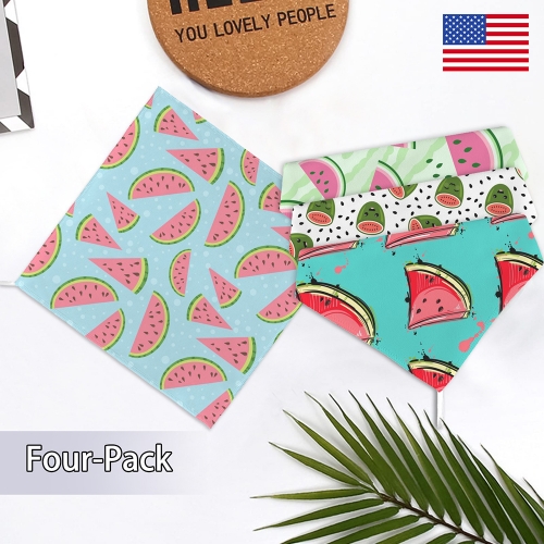 Hand Towel (Pack of 4)(One Side Printing) | Ships from USA