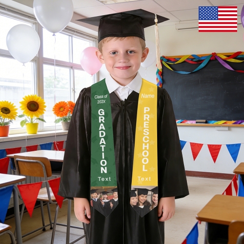 Custom Kids' Graduation Stole | Shipped from USA
