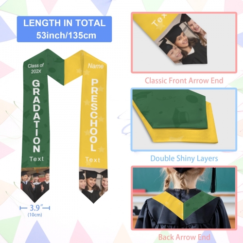 Custom Kids' Graduation Stole | Shipped from USA