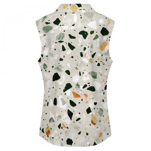 New Sleeveless Polo Tank Top