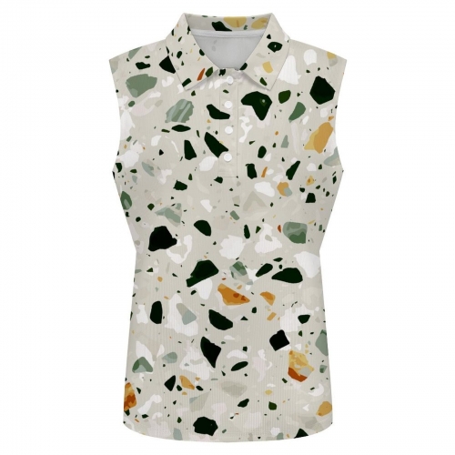 New Sleeveless Polo Tank Top