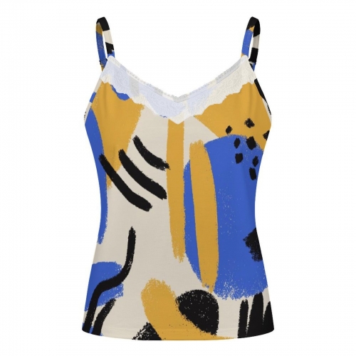 Women’s V-Neck Lace Trim Camisole