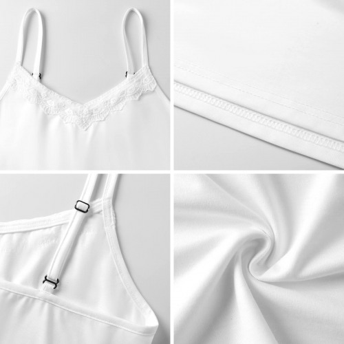 Women’s V-Neck Lace Trim Camisole