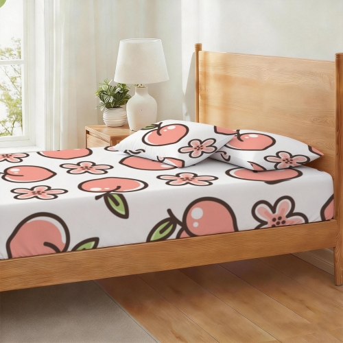 Twin Bedding Set (Fitted Sheet + Pillowcases) | Ships from USA