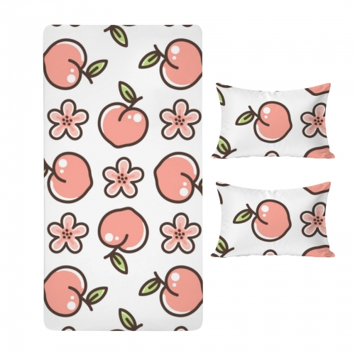 Twin Bedding Set (Fitted Sheet + Pillowcases) | Ships from USA